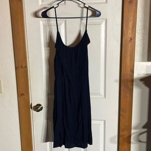 Black dress ruffle top